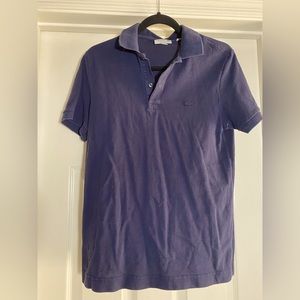 Lacoste Mens Navy Polo size S